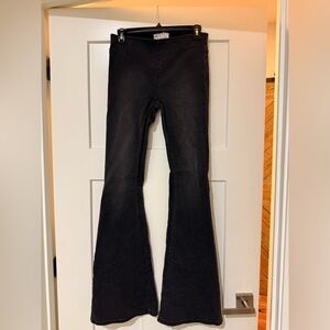 Free People Black Denim Pants